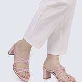 Rosina Comfy Heels in Dusty PinkShoes - myballerine