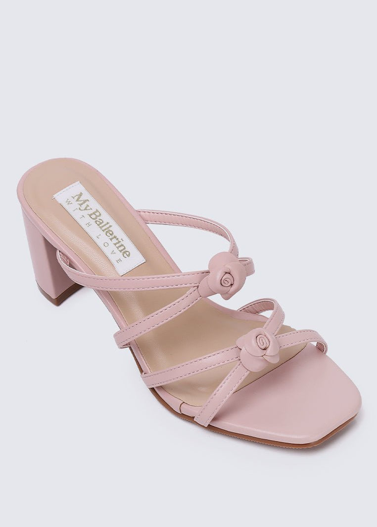 Rosina Comfy Heels in Dusty PinkShoes - myballerine