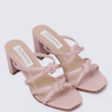 Rosina Comfy Heels in Dusty PinkShoes - myballerine