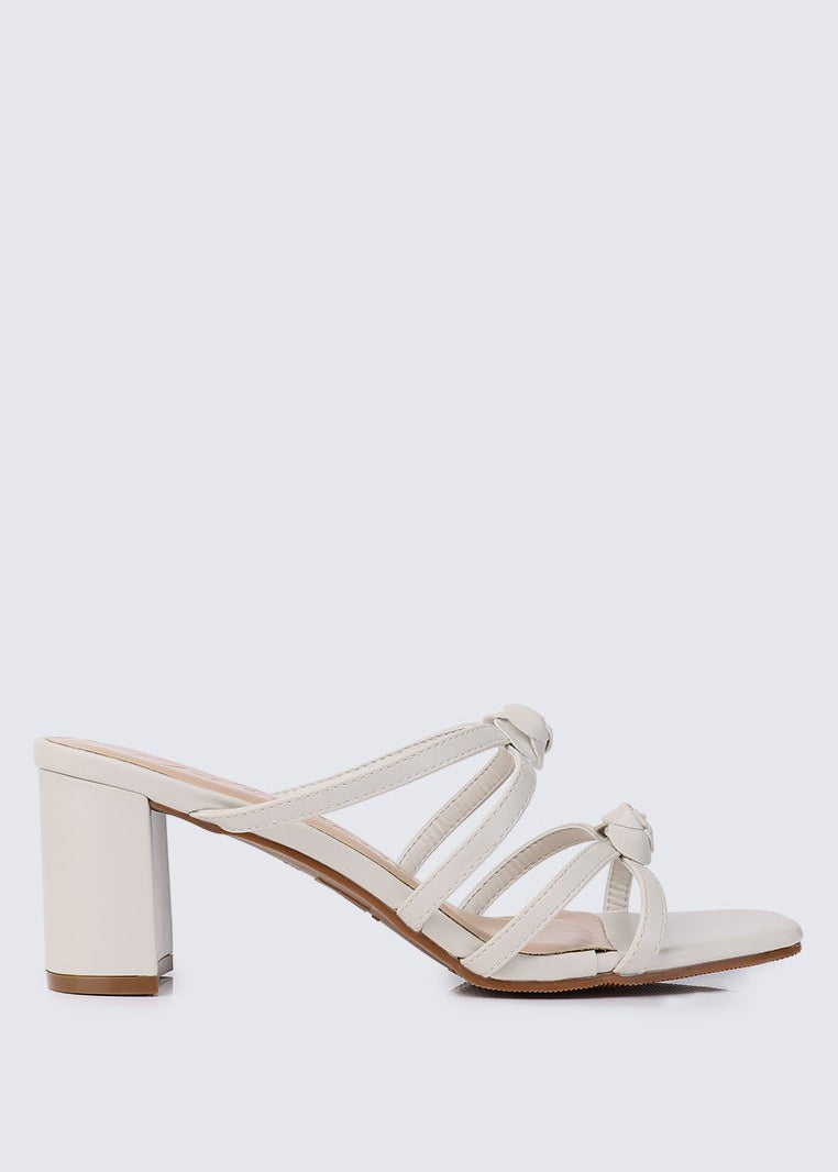 Rosina Comfy Heels in Off WhiteShoes - myballerine