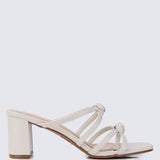 Rosina Comfy Heels in Off WhiteShoes - myballerine