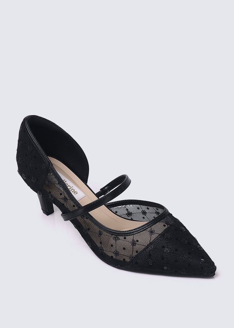 Rosmania Comfy Heels In BlackHeels - myballerine