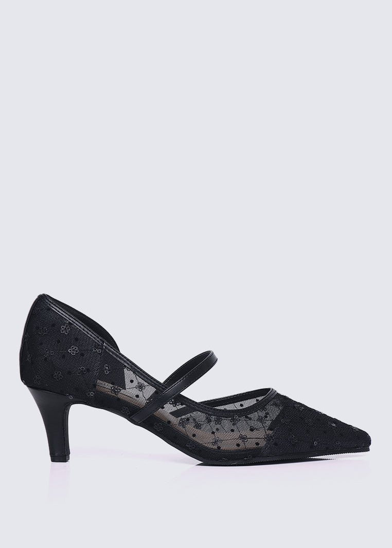 Rosmania Comfy Heels In BlackHeels - myballerine