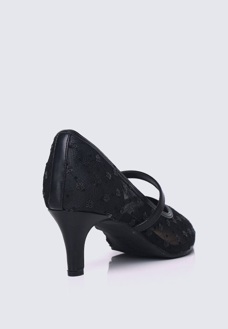 Rosmania Comfy Heels In BlackHeels - myballerine