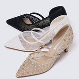 Rosmania Comfy Heels In WhiteHeels - myballerine