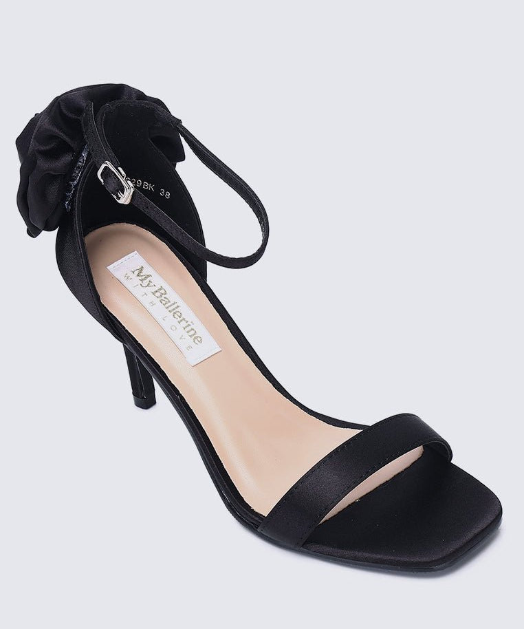 Roxanne Comfy Heels In BlackShoes - myballerine