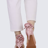 Roxanne Comfy Heels In Dusty PinkShoes - myballerine