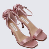 Roxanne Comfy Heels In Dusty PinkShoes - myballerine