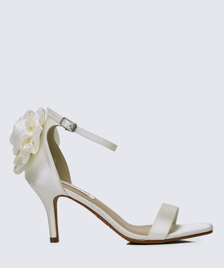 Roxanne Comfy Heels In IvoryShoes - myballerine