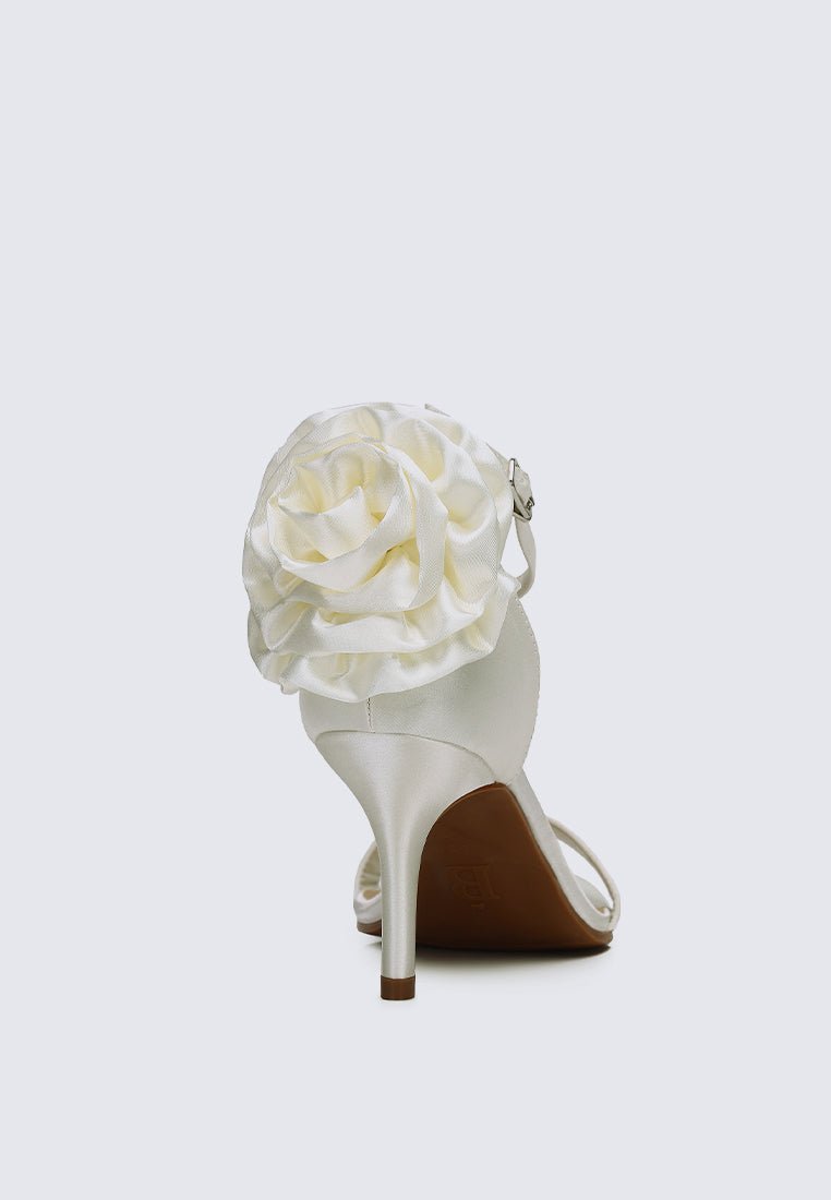 Roxanne Comfy Heels In IvoryShoes - myballerine
