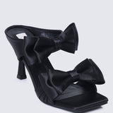 Sabrina Comfy Heels In BlackHeels - myballerine