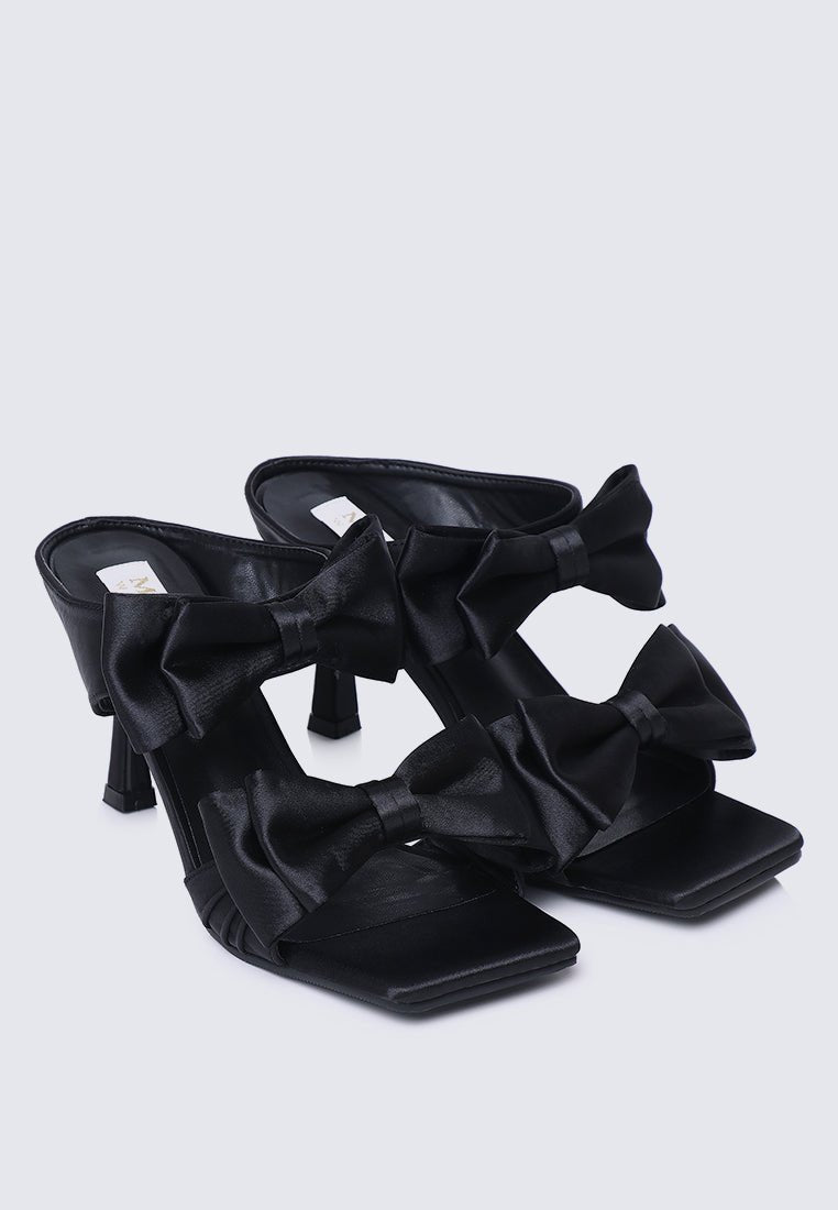 Sabrina Comfy Heels In BlackHeels - myballerine
