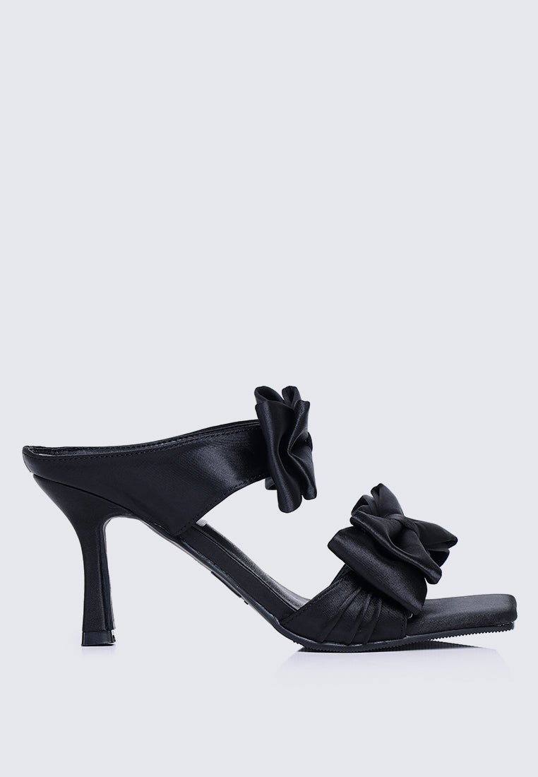 Sabrina Comfy Heels In BlackHeels - myballerine