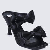 Sabrina Comfy Heels In BlackShoes - myballerine