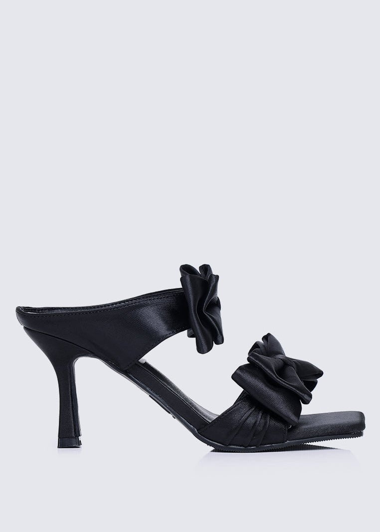 Sabrina Comfy Heels In BlackShoes - myballerine