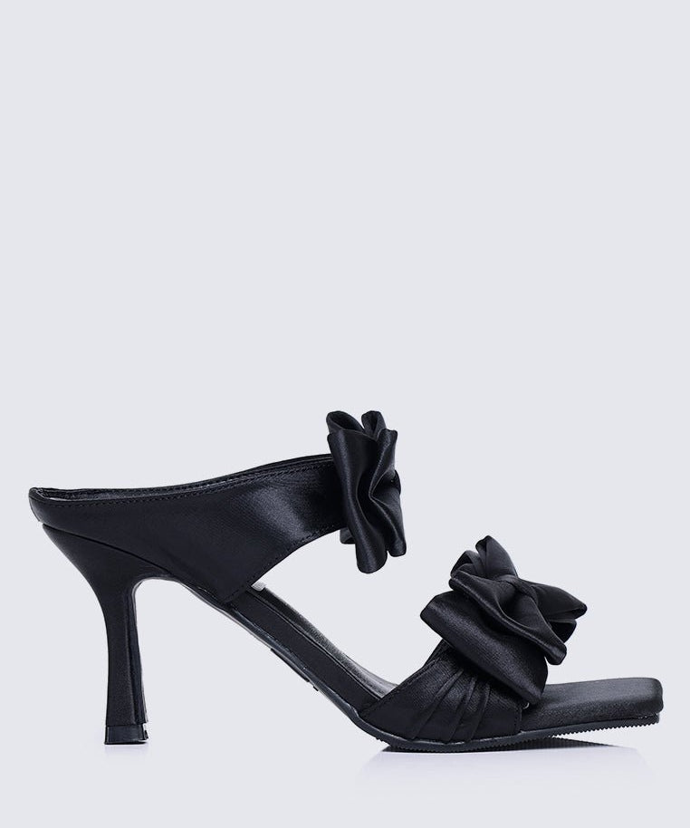 Sabrina Comfy Heels In BlackShoes - myballerine