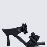 Sabrina Comfy Heels In BlackShoes - myballerine
