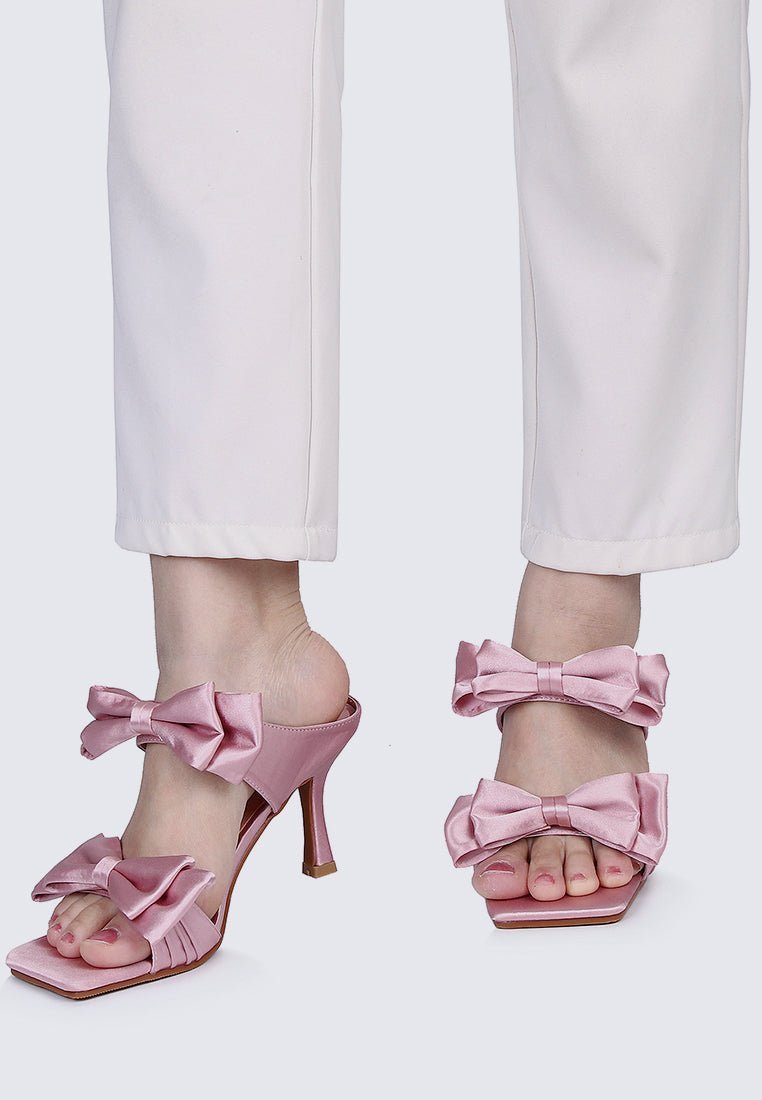 Sabrina Comfy Heels In PinkHeels - myballerine