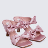 Sabrina Comfy Heels In PinkHeels - myballerine