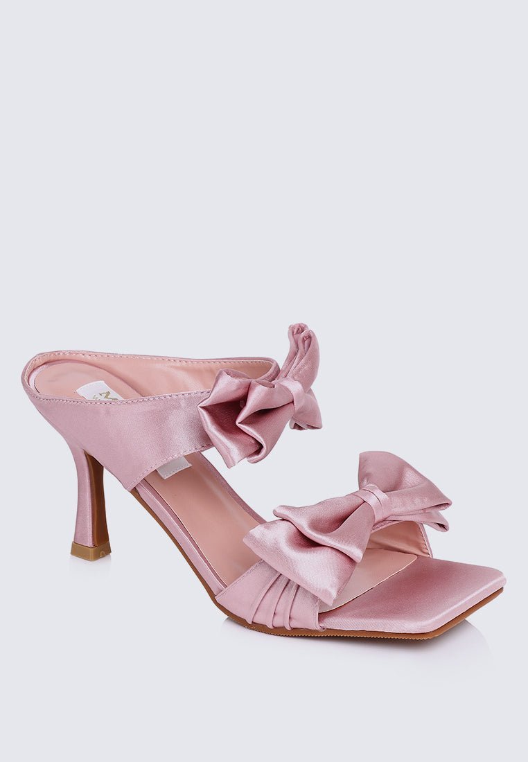 Sabrina Comfy Heels In PinkHeels - myballerine