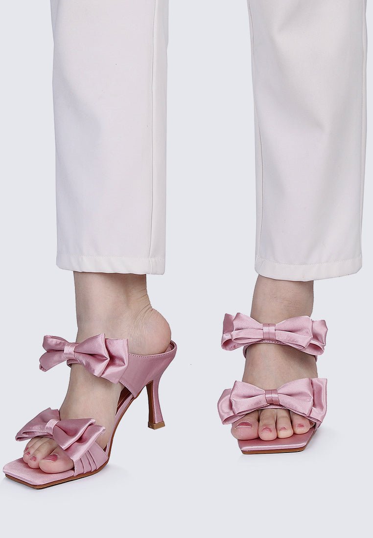 Sabrina Comfy Heels In PinkShoes - myballerine