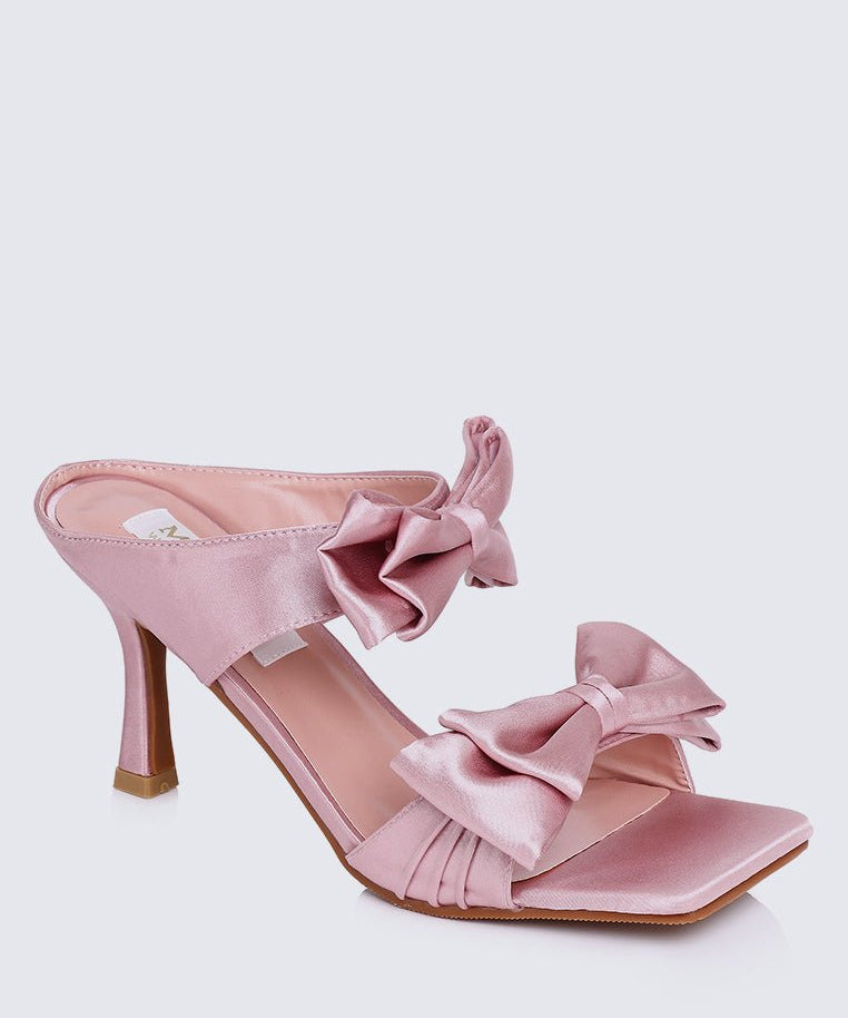Sabrina Comfy Heels In PinkShoes - myballerine