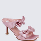Sabrina Comfy Heels In PinkShoes - myballerine