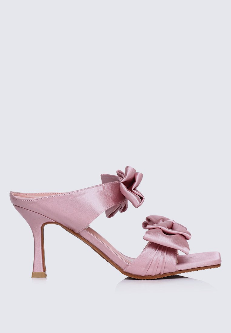 Sabrina Comfy Heels In PinkShoes - myballerine