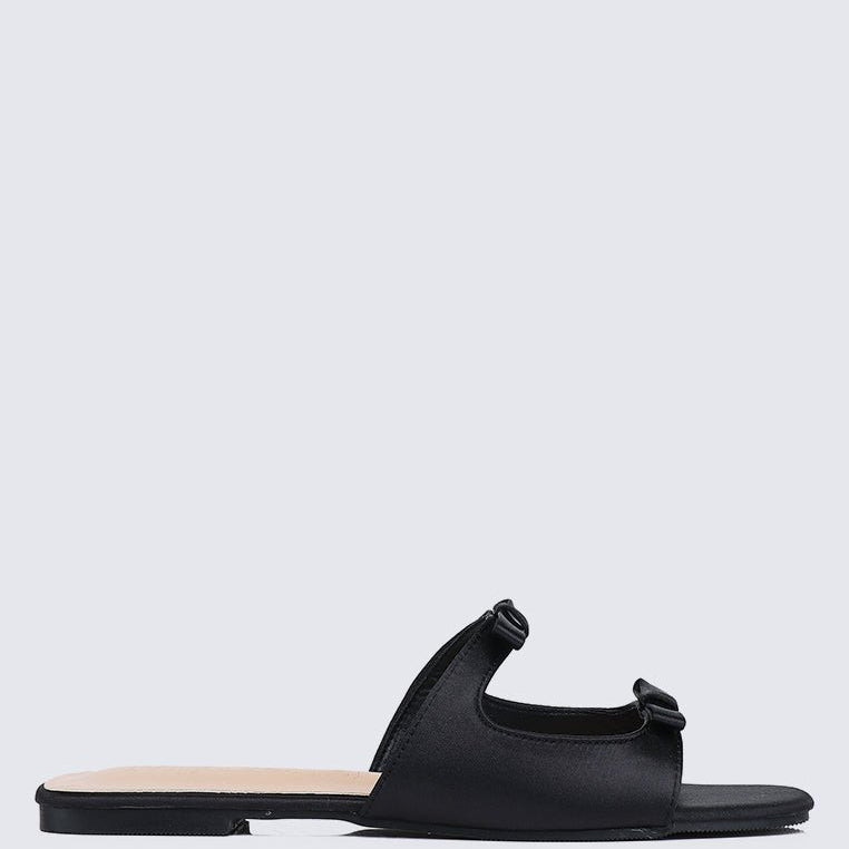 Samantha Comfy Sandals In BlackShoes - myballerine