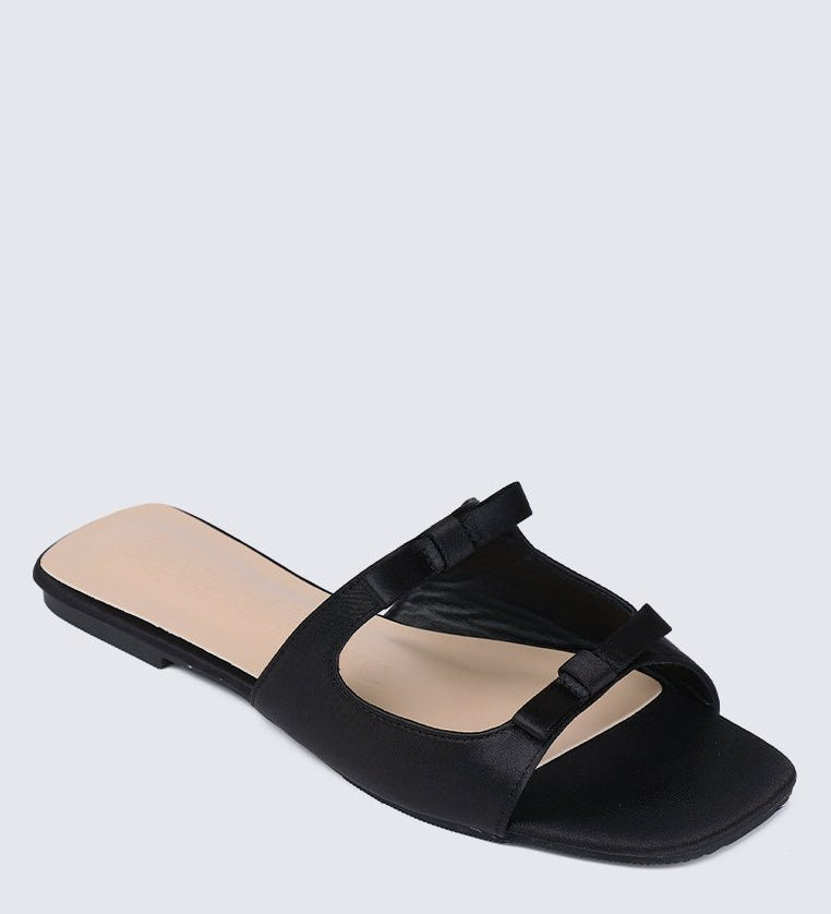 Samantha Comfy Sandals In BlackShoes - myballerine