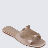 Samantha Comfy Sandals In NudeShoes - myballerine