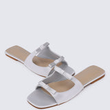 Samantha Comfy Sandals In SilverShoes - myballerine
