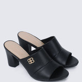 Sara Comfy Heels In BlackHeels - myballerine