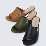 Sara Comfy Heels In BrownShoes - myballerine