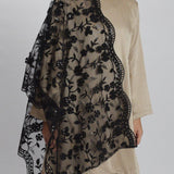 Senja Selendang Premium Scarves In BlackSelendang - myballerine