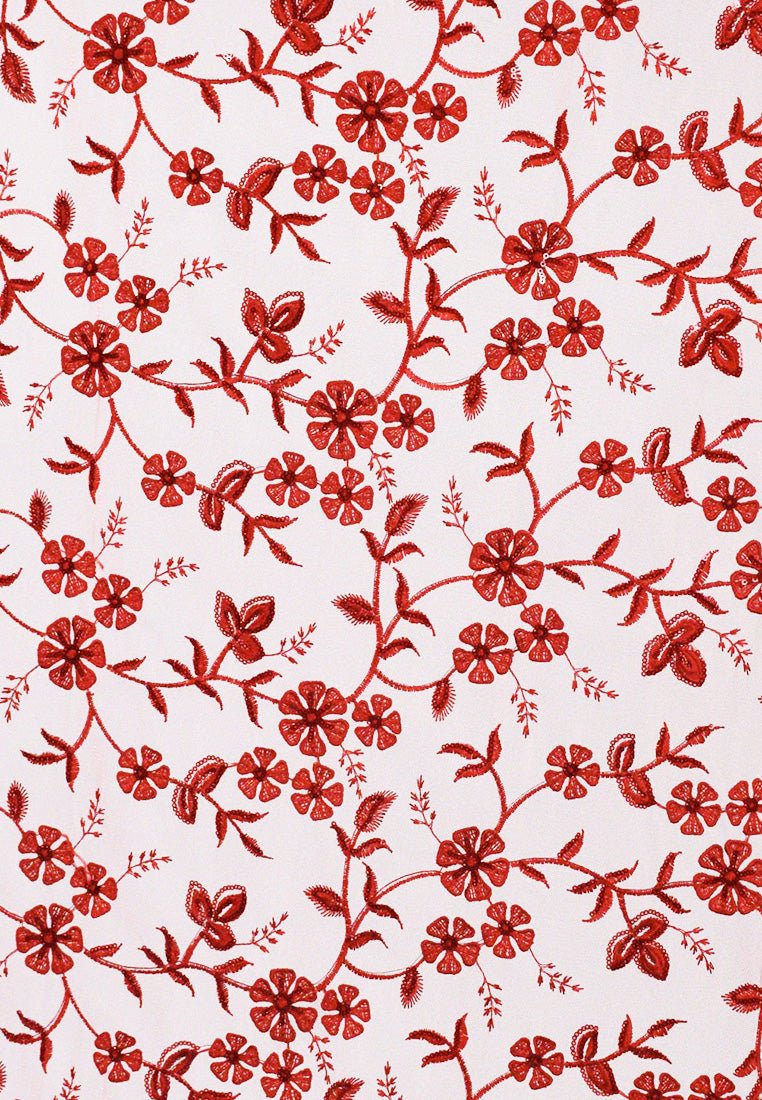 Senja Selendang Premium Scarves In MaroonSelendang - myballerine