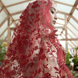 Senja Selendang Premium Scarves In MaroonSelendang - myballerine