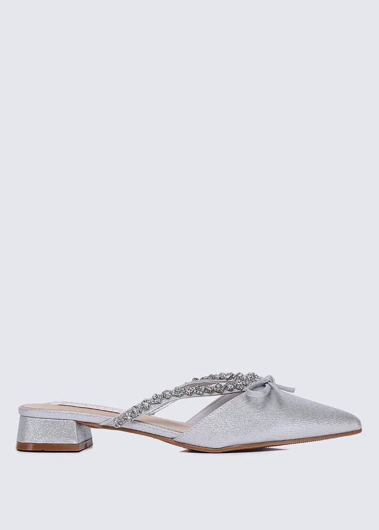 Seraphine Comfy Heels In SilverHeels - myballerine