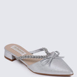 Seraphine Comfy Heels In SilverHeels - myballerine