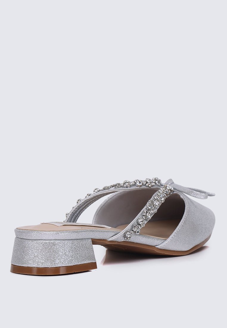 Seraphine Comfy Heels In SilverHeels - myballerine
