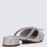 Seraphine Comfy Heels In SilverHeels - myballerine