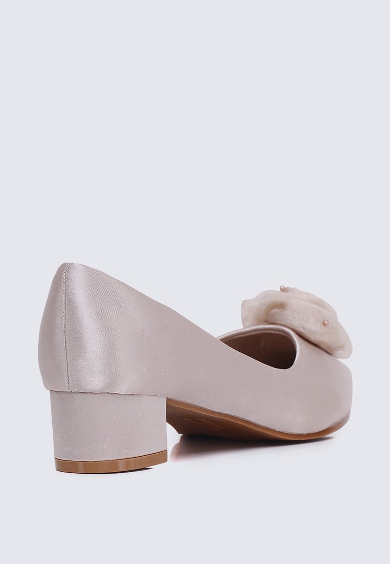 Sereia Comfy Heels In ChampagneHeels - myballerine