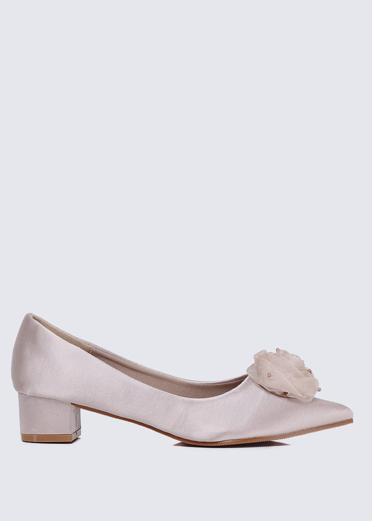 Sereia Comfy Heels In ChampagneHeels - myballerine