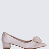 Sereia Comfy Heels In ChampagneHeels - myballerine