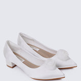 Sereia Comfy Heels In IvoryHeels - myballerine