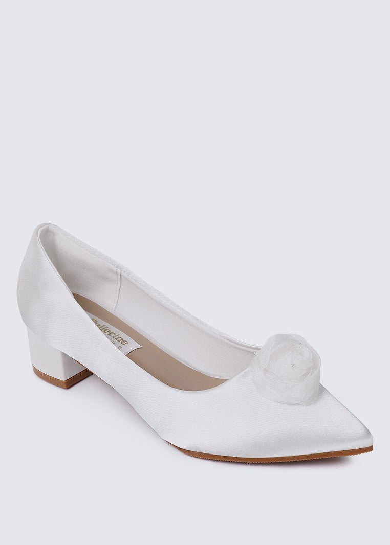 Sereia Comfy Heels In IvoryHeels - myballerine