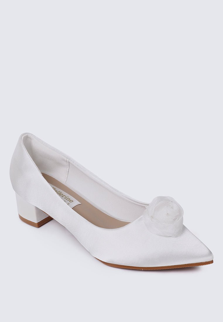 Sereia Comfy Heels In IvoryHeels - myballerine