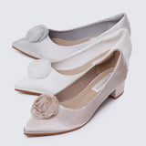Sereia Comfy Heels In IvoryHeels - myballerine