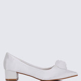 Sereia Comfy Heels In IvoryHeels - myballerine