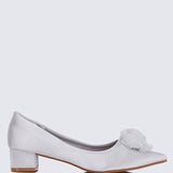 Sereia Comfy Heels In SilverHeels - myballerine